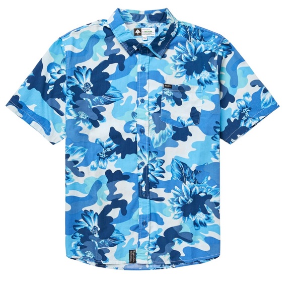 NWT LRG CAMO TRIBE WOVEN SHIRT - Picture 3 of 6